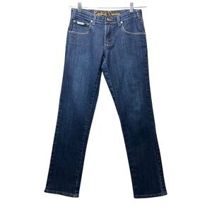 Vintage Y2K Ezekiel Denim Jeans Rolling Stone Rocker Fit Dark Wash 30 Low Rise‎